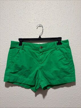 GAP Bright Green Cotton-Blend Women's Shorts